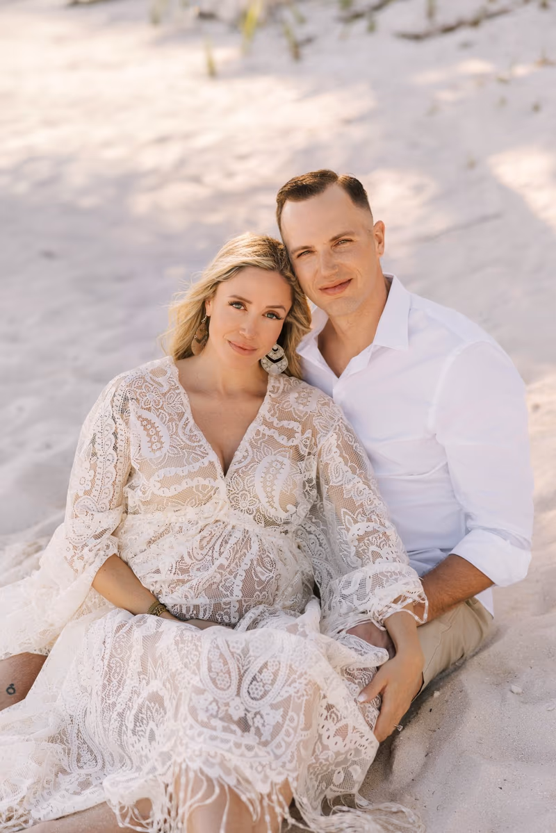 A BabyMoon photoshoot at Secrets Akumal Riviera Maya