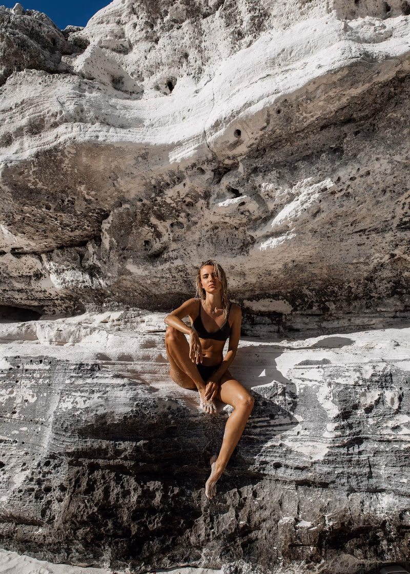 Bikini beach photoshoot in Hyatt Ziva Cancun