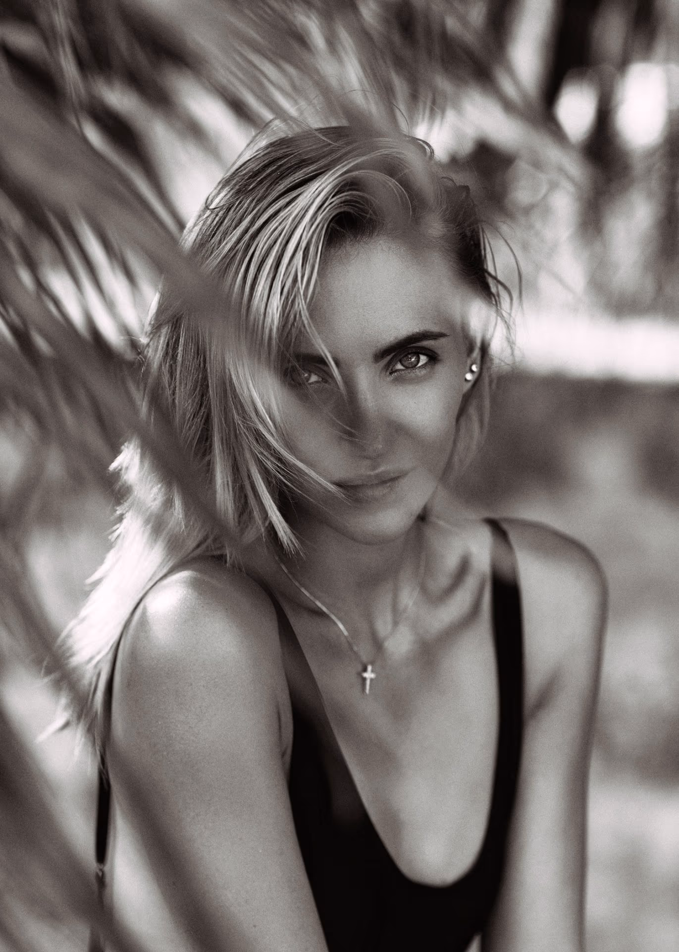 Bikini beach photoshoot in Hyatt Ziva Cancun — photo 24