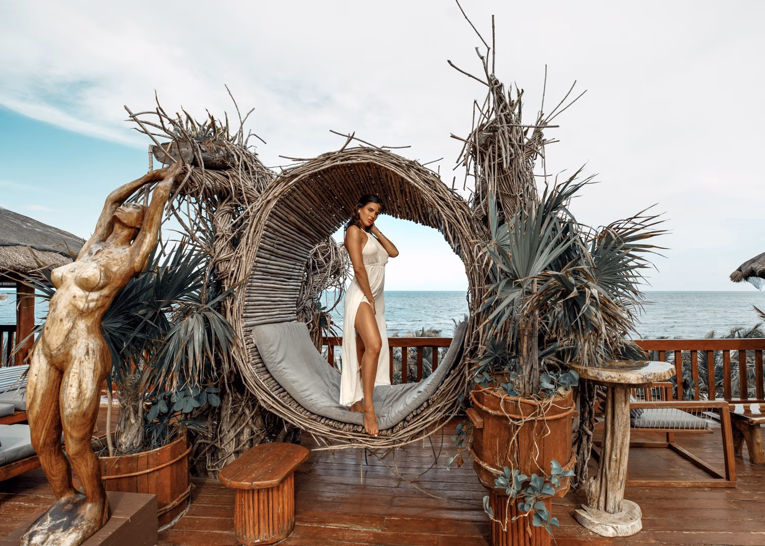 tulum wedding photographer bikini