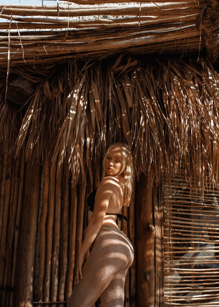 Boudoir photoshoot at Azulik Tulum