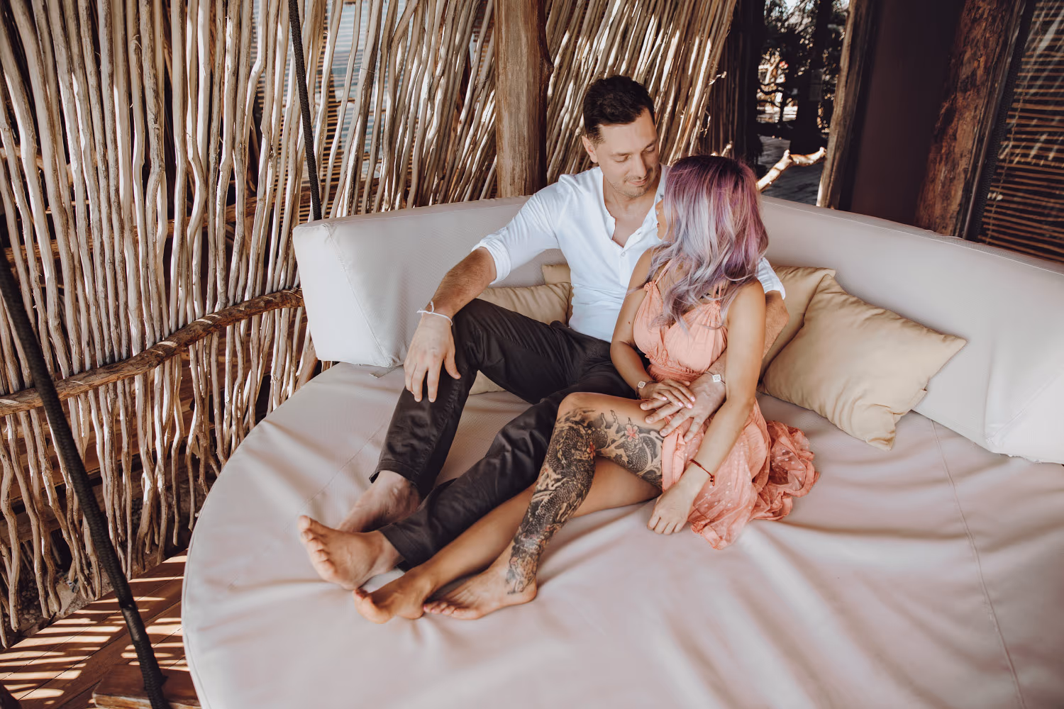 Engagement and budoir photosession in Azulik Tulum — photo 4