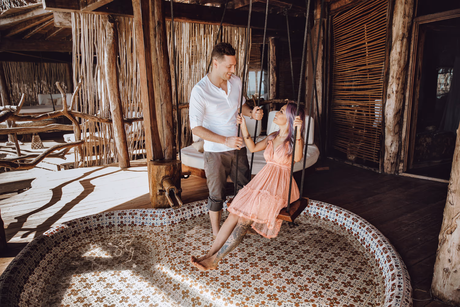 Engagement and budoir photosession in Azulik Tulum — photo 10