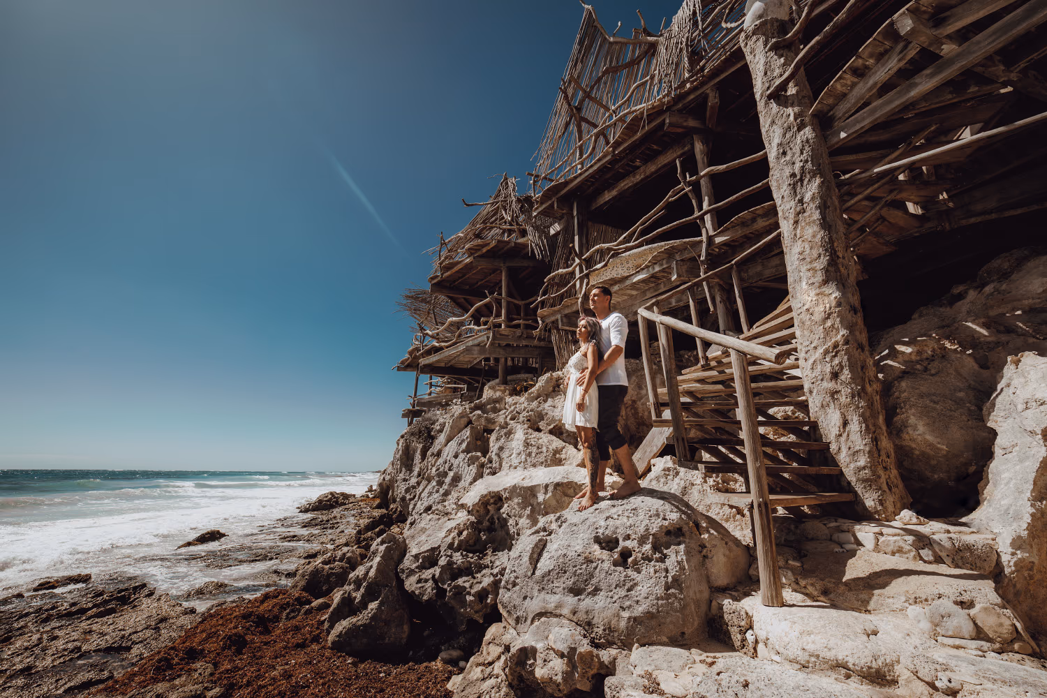 Engagement and budoir photosession in Azulik Tulum — photo 11
