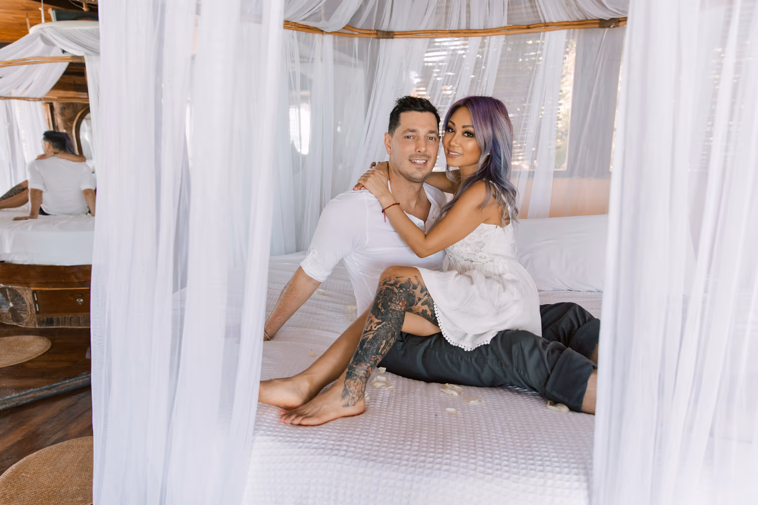 Engagement and budoir photosession in Azulik Tulum — photo 17