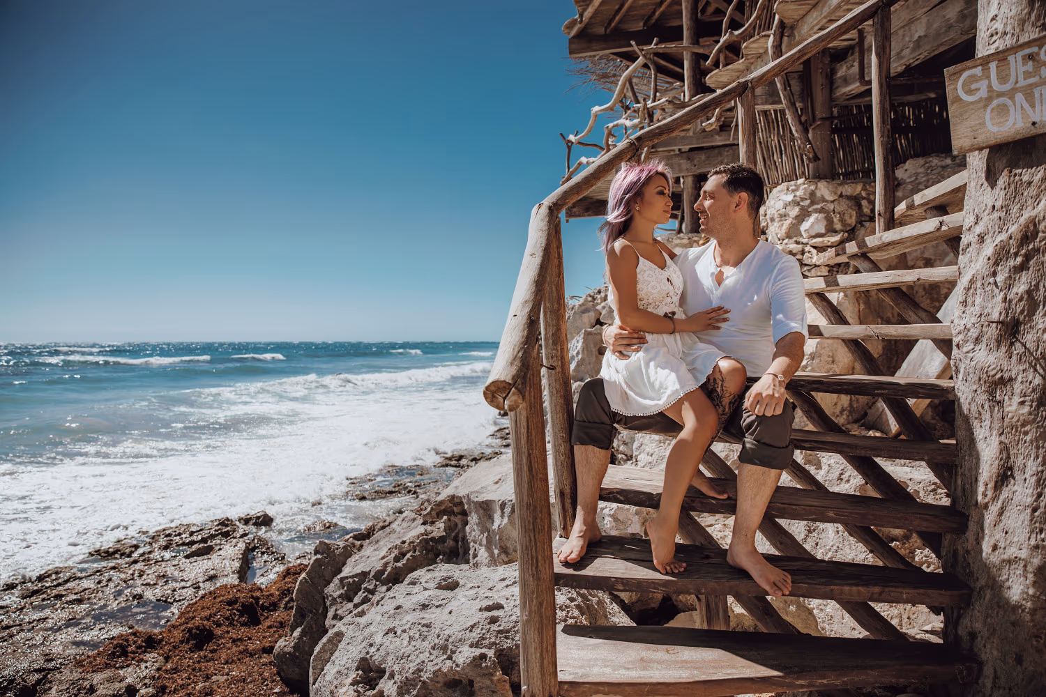 Engagement and budoir photosession in Azulik Tulum — photo 18