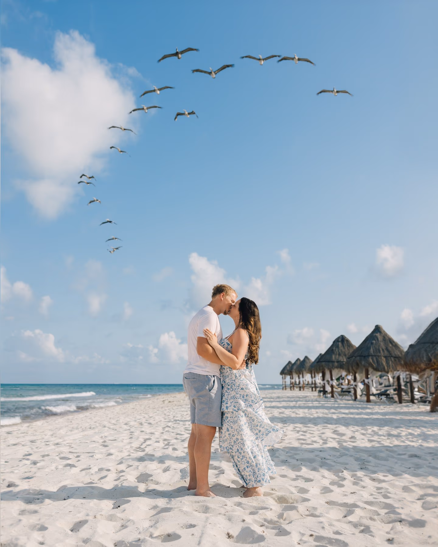 Engagement photoshoot in Valentine Imperial Riviera Maya — photo 3