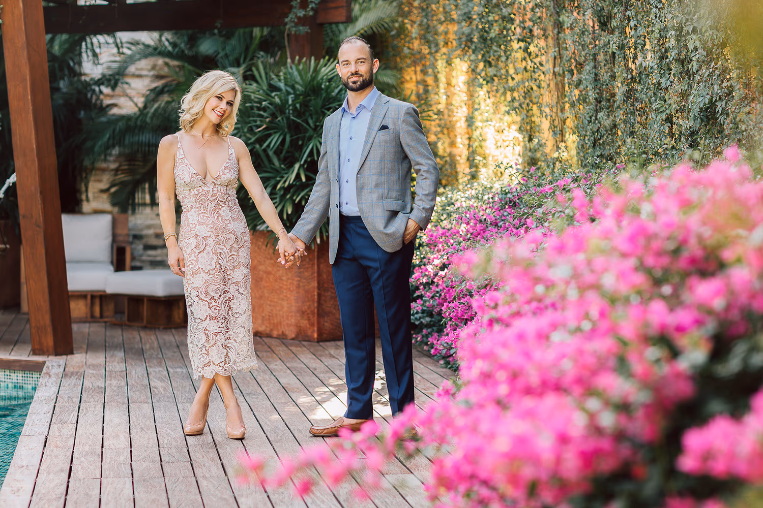 Engagement session in Rosewood Mayakoba — photo 4