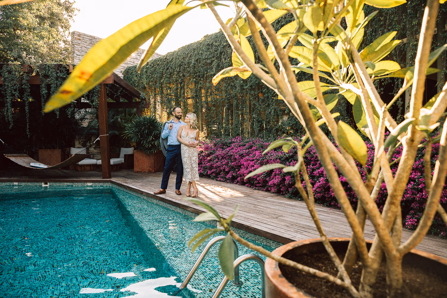 Engagement session in Rosewood Mayakoba — photo 9