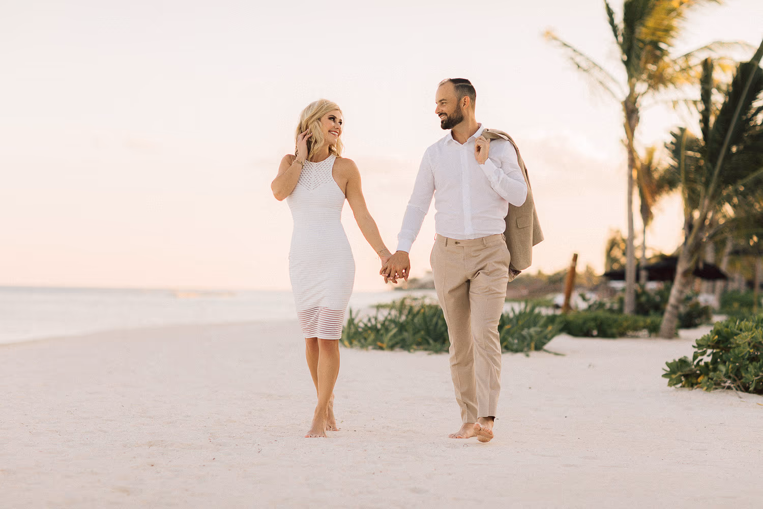 Engagement session in Rosewood Mayakoba — photo 23