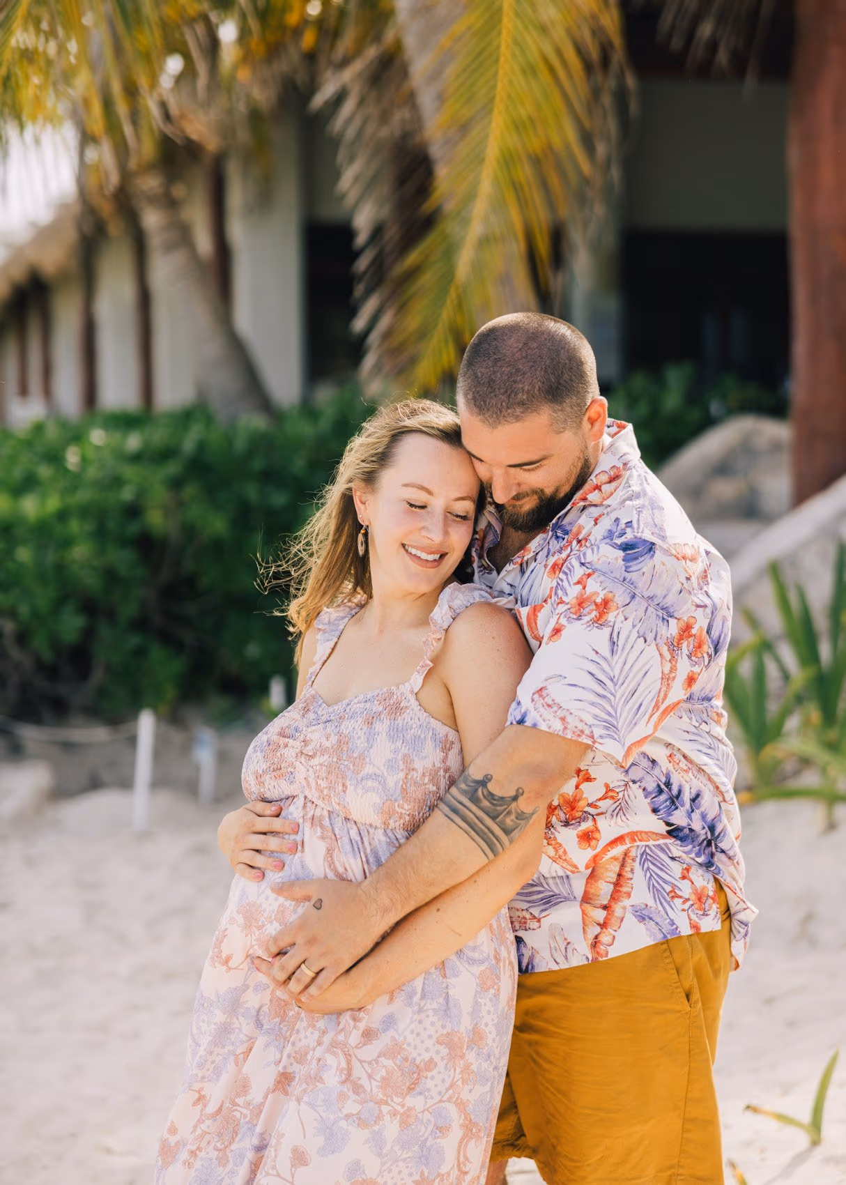 Maternity photoshoot in Secrets Akumal Riviera Maya — photo 9
