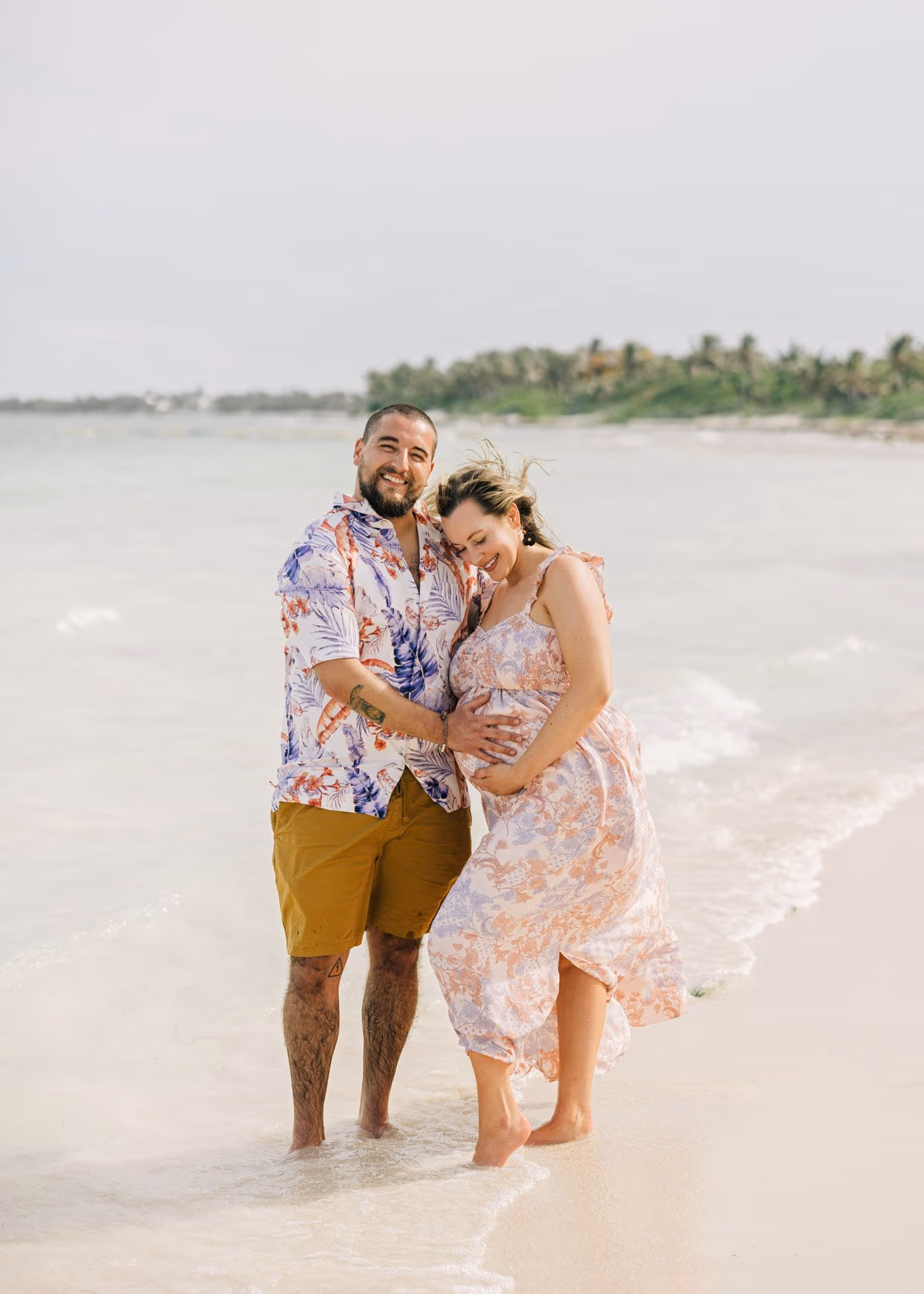 Maternity photoshoot in Secrets Akumal Riviera Maya — photo 15