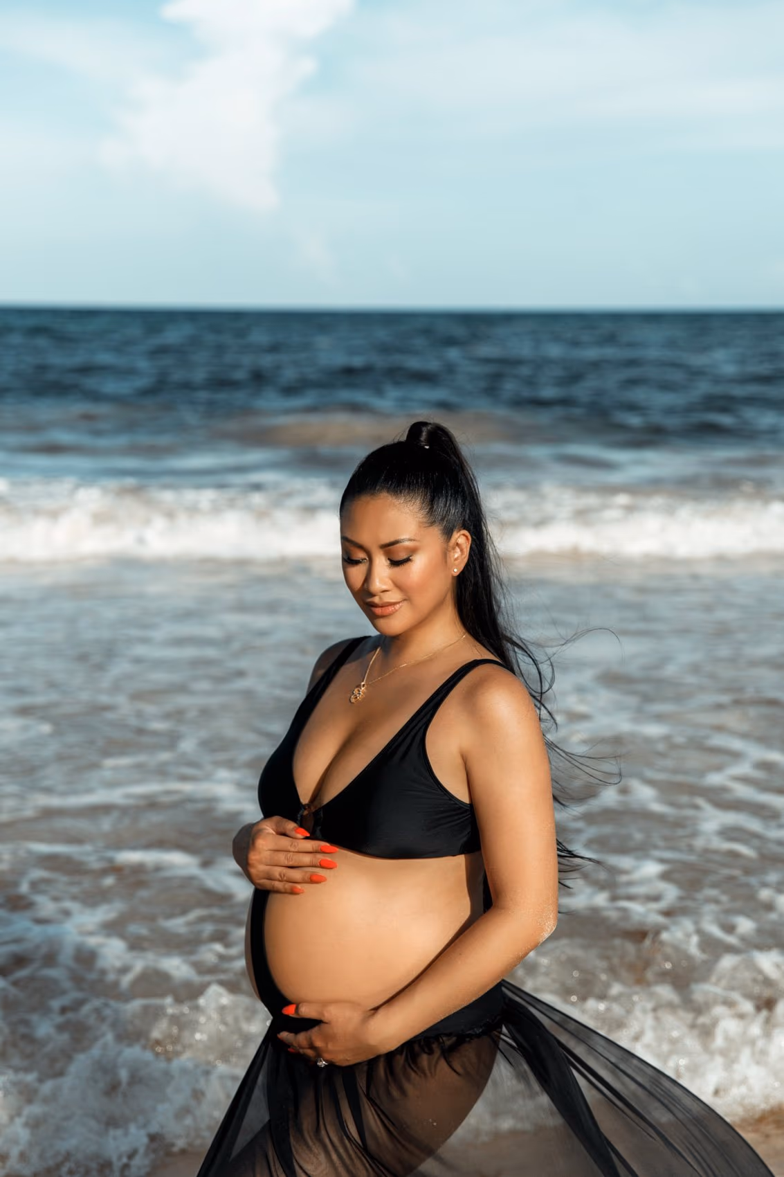 Maternity Photoshoot in The Beach Tulum Hotel — photo 19