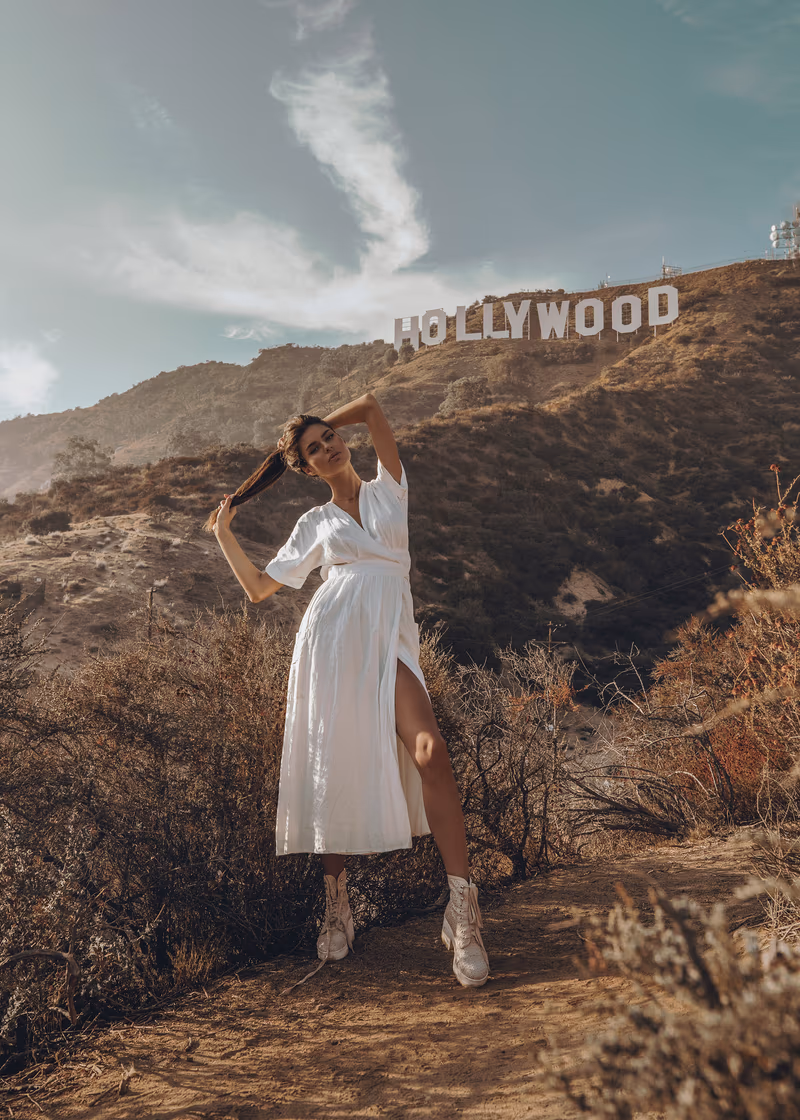 Photoshoot in Hollywood Sign, Los Angeles