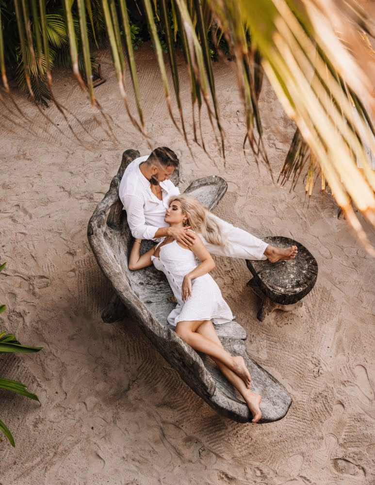 Proposal and engagement session in Tulum — photo 2