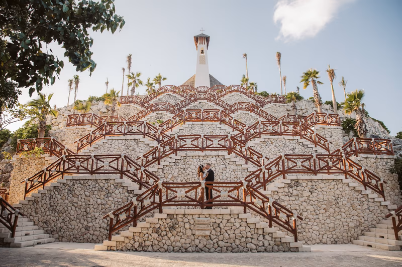 Rehearsal dinner in Hotel Xcaret Mexico