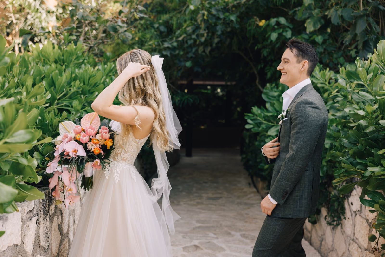Beach Wedding at Hotel Xcaret Mexico — photo 32