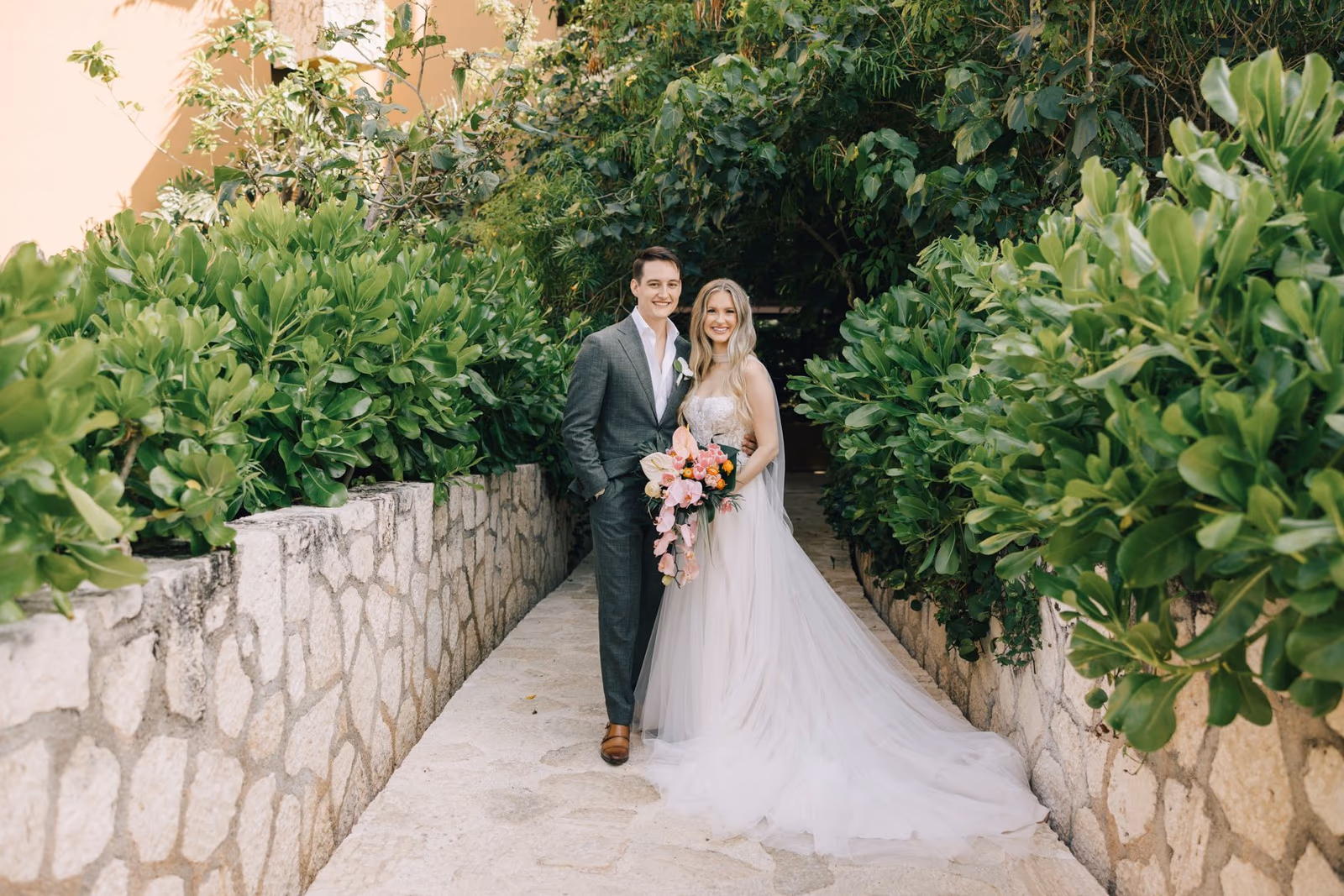 Beach Wedding at Hotel Xcaret Mexico — photo 35