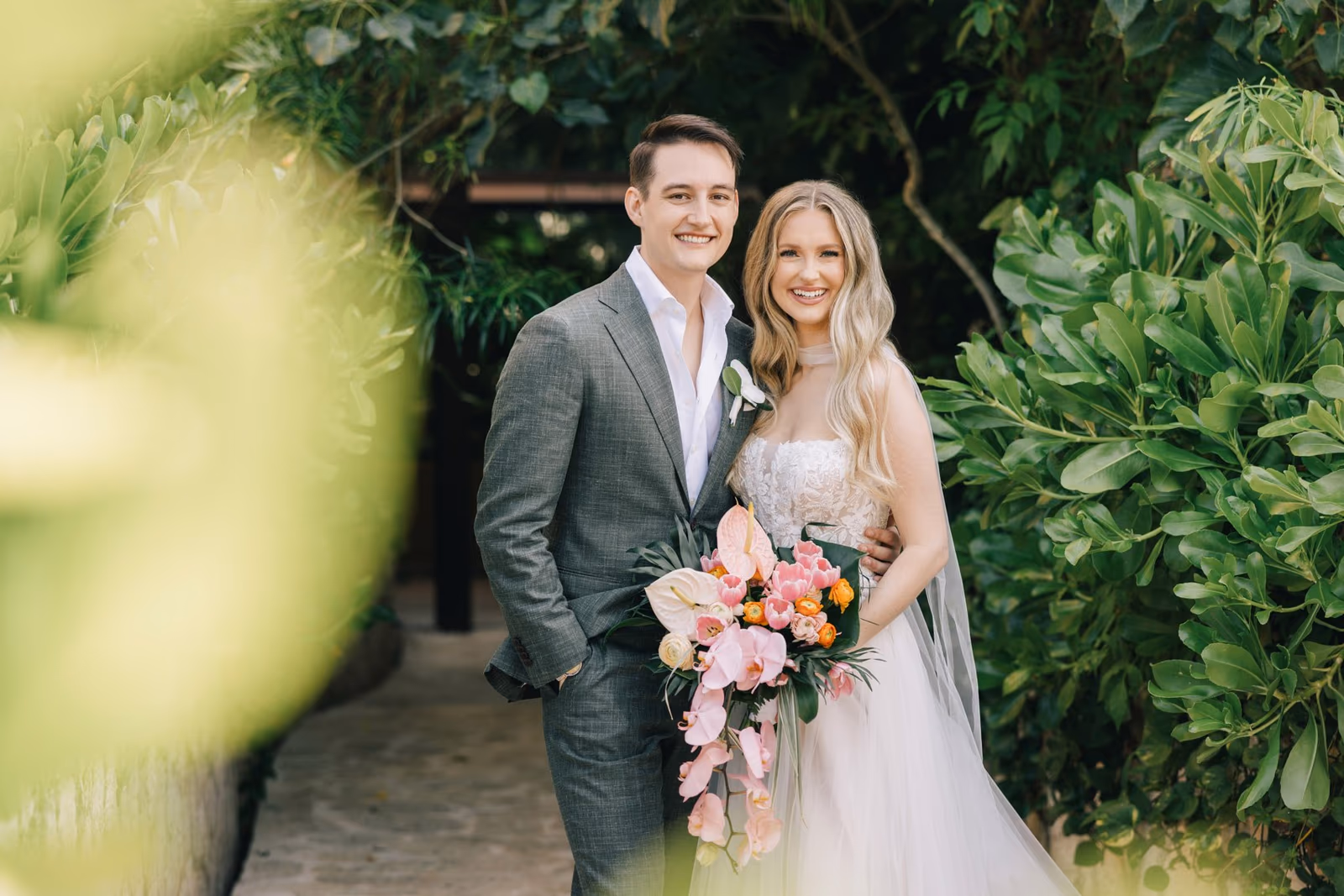 Beach Wedding at Hotel Xcaret Mexico — photo 37