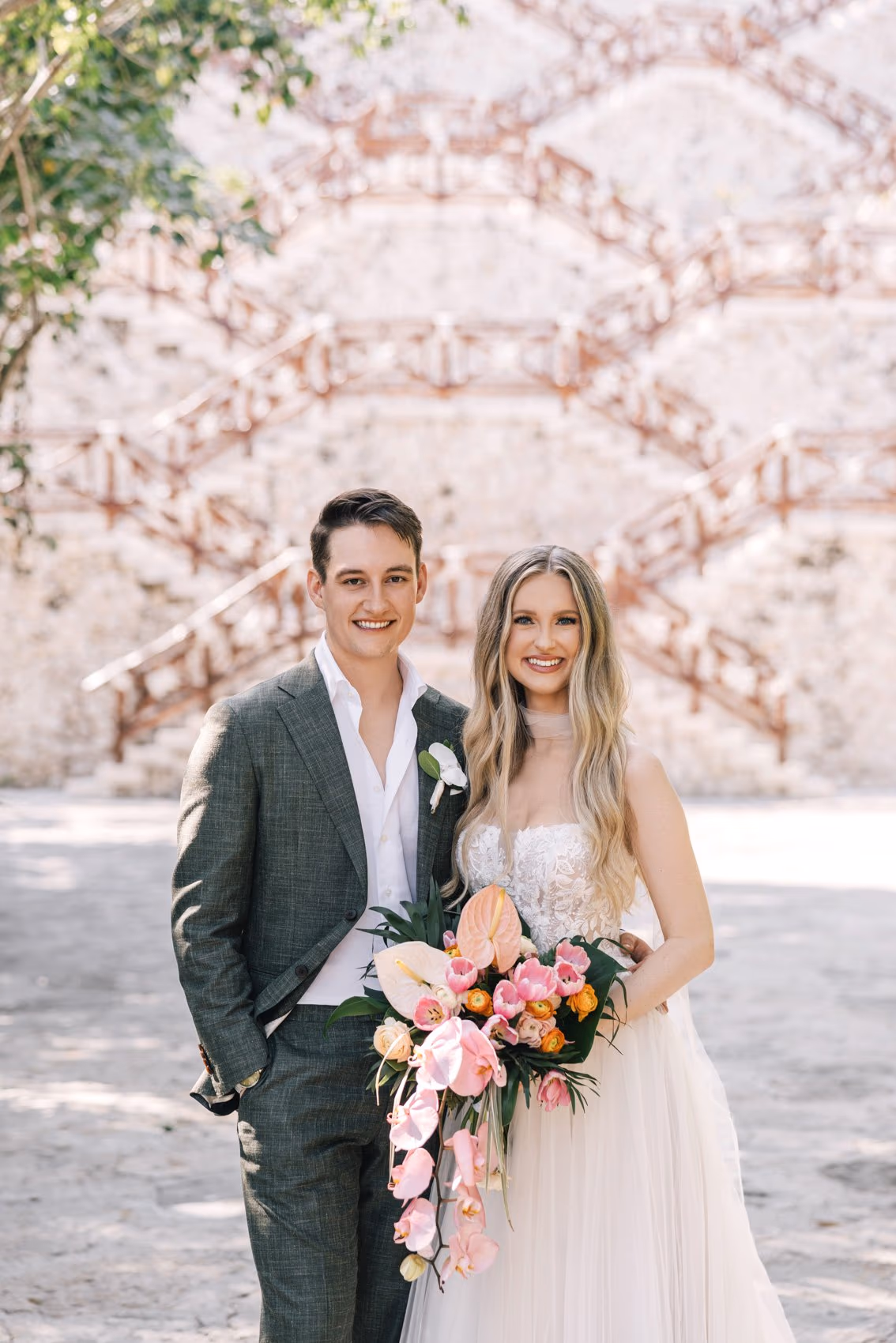 Beach Wedding at Hotel Xcaret Mexico — photo 47