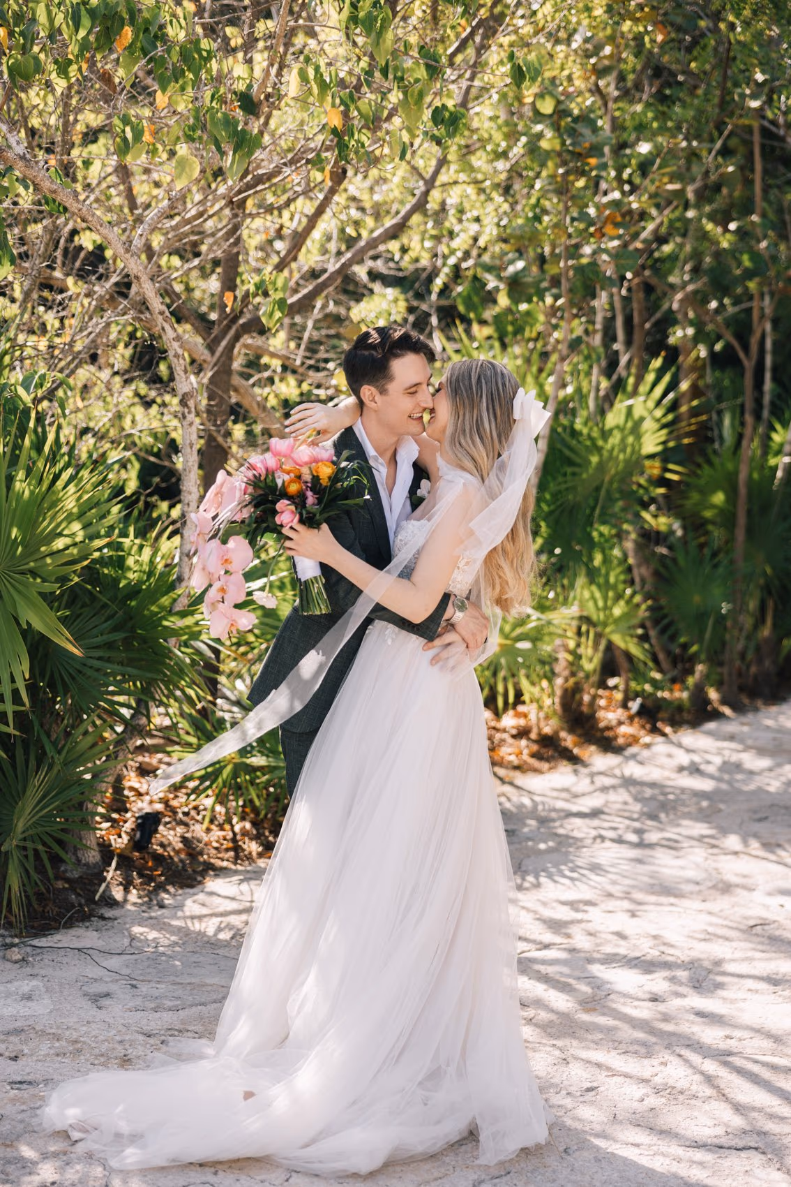 Beach Wedding at Hotel Xcaret Mexico — photo 49