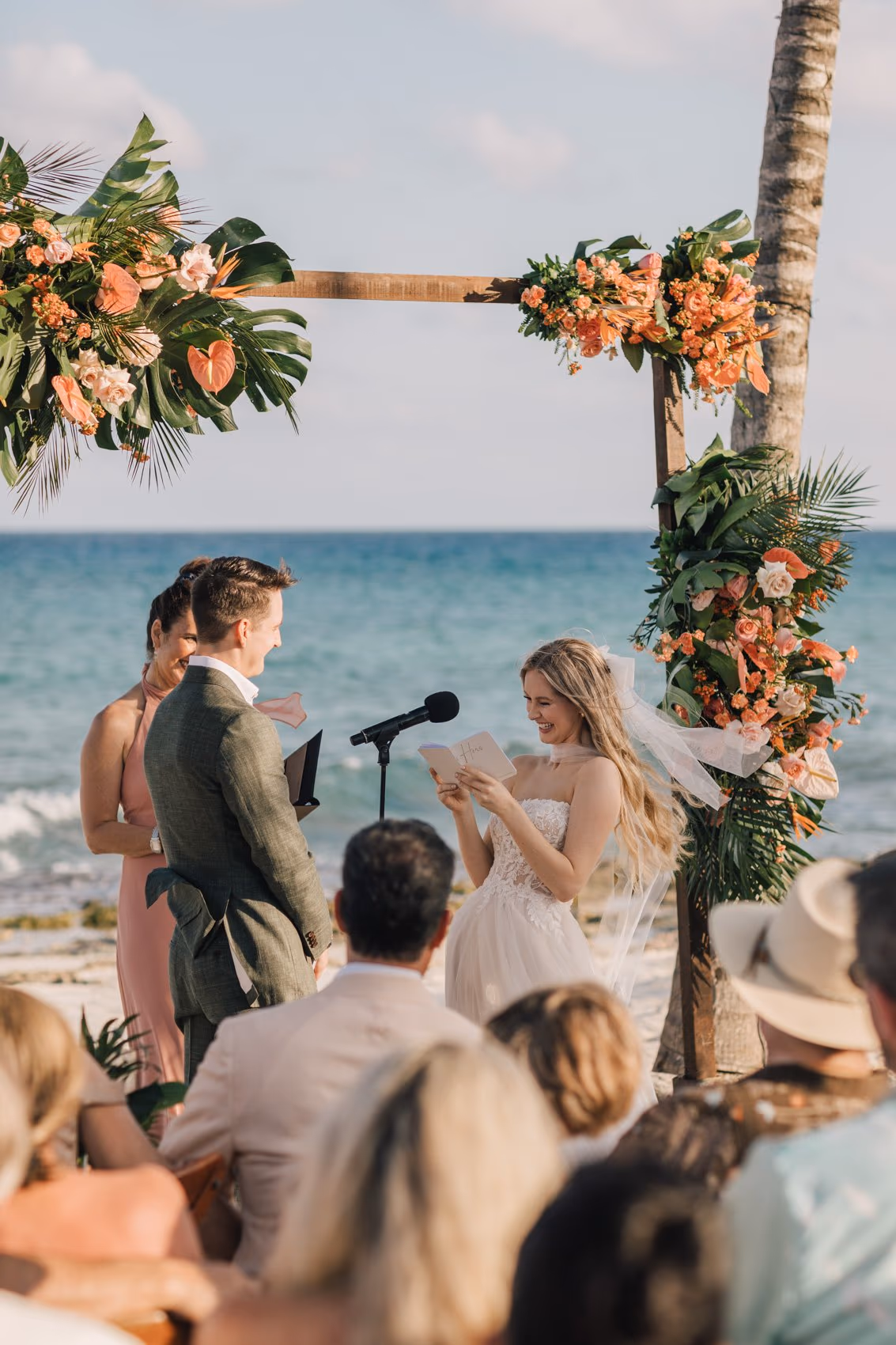 Beach Wedding at Hotel Xcaret Mexico — photo 54