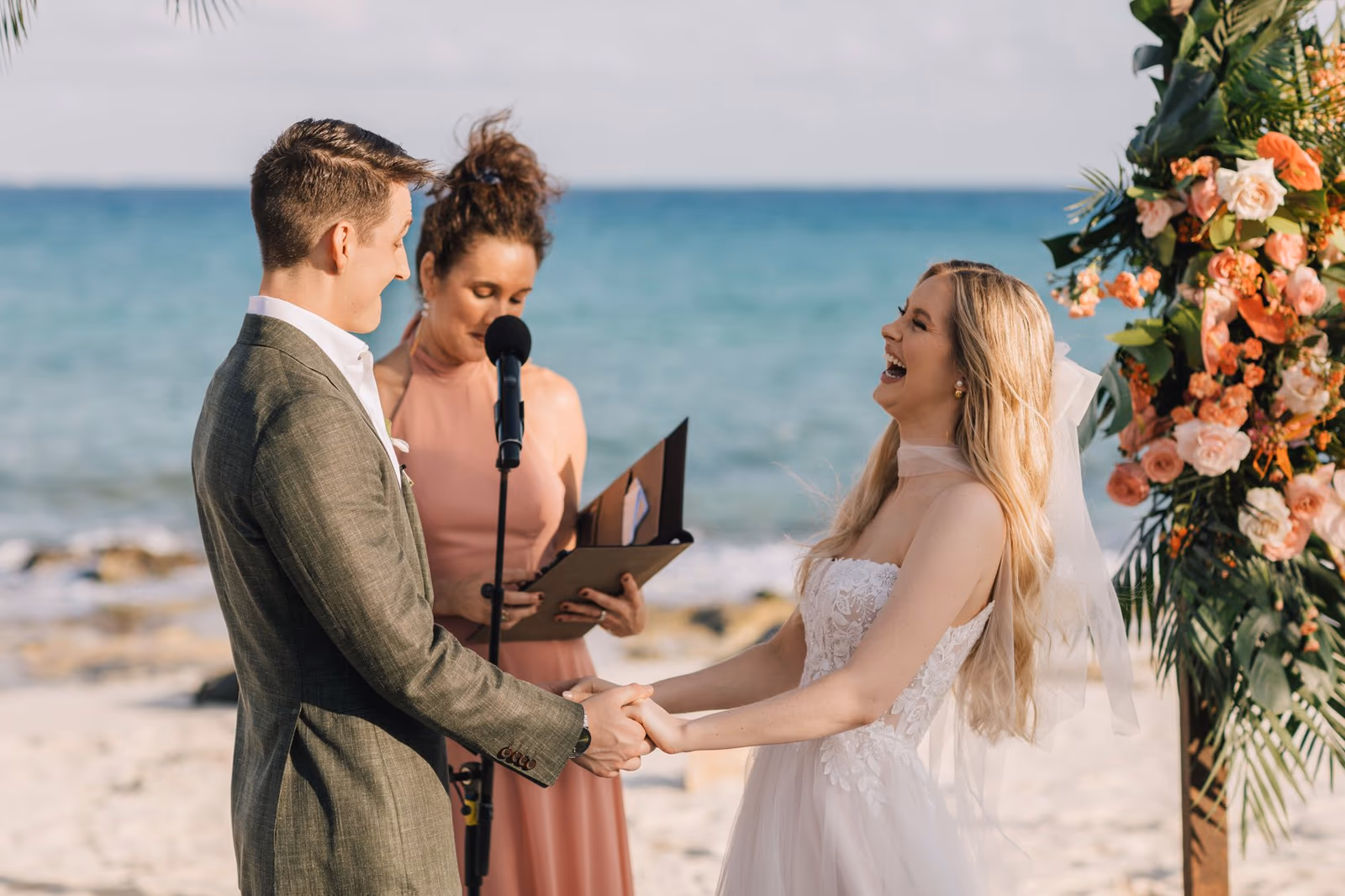 Beach Wedding at Hotel Xcaret Mexico — photo 56