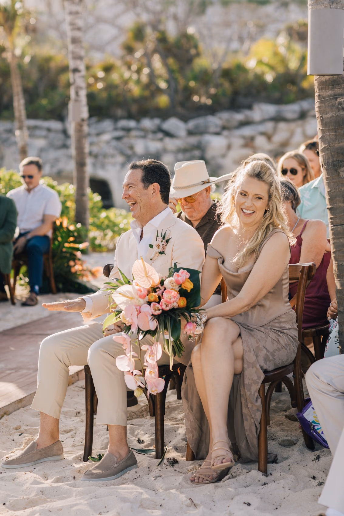 Beach Wedding at Hotel Xcaret Mexico — photo 57
