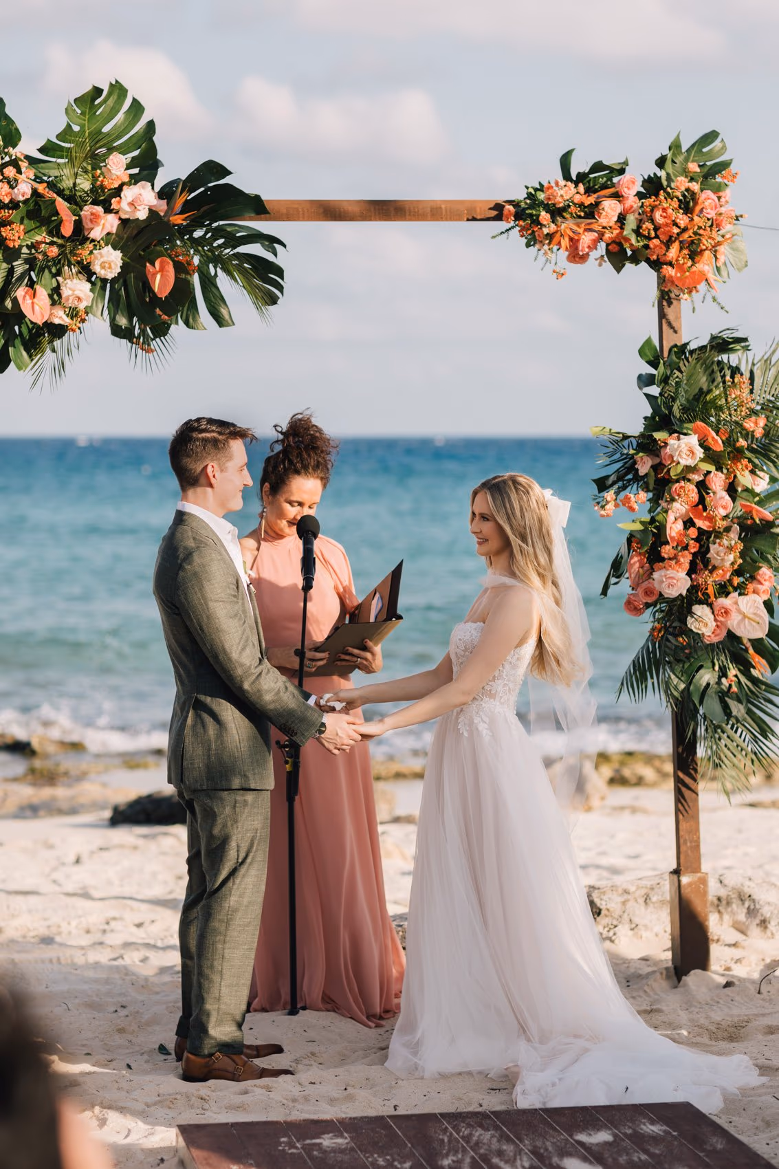 Beach Wedding at Hotel Xcaret Mexico — photo 58