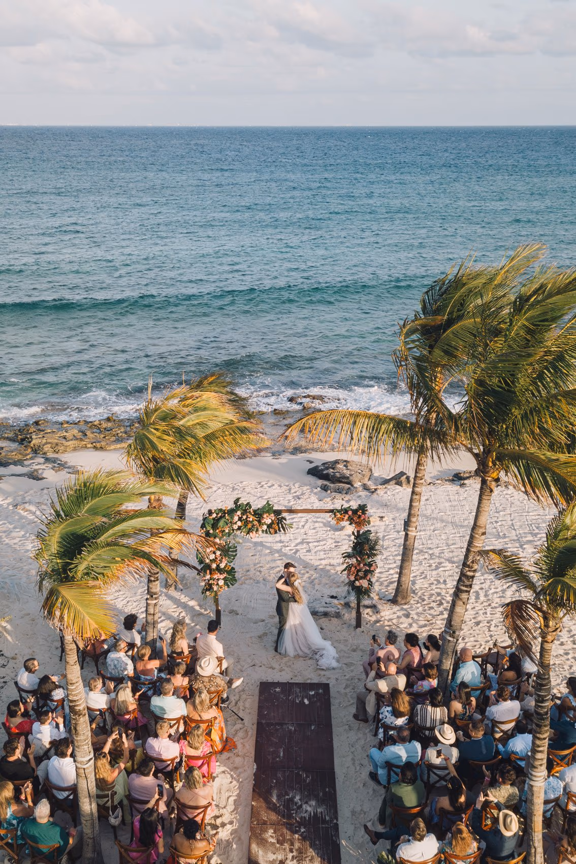 Beach Wedding at Hotel Xcaret Mexico — photo 63