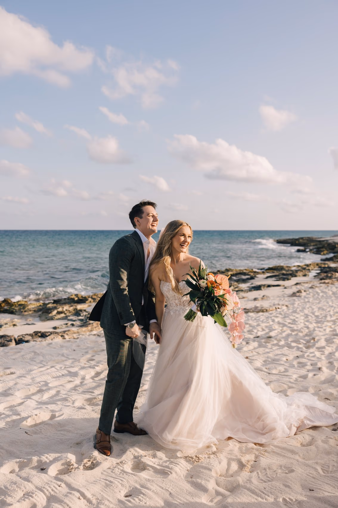 Beach Wedding at Hotel Xcaret Mexico — photo 65