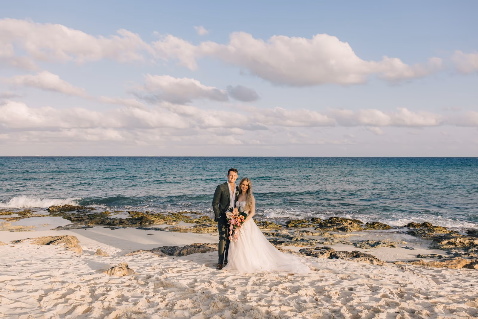 Beach Wedding at Hotel Xcaret Mexico — photo 68