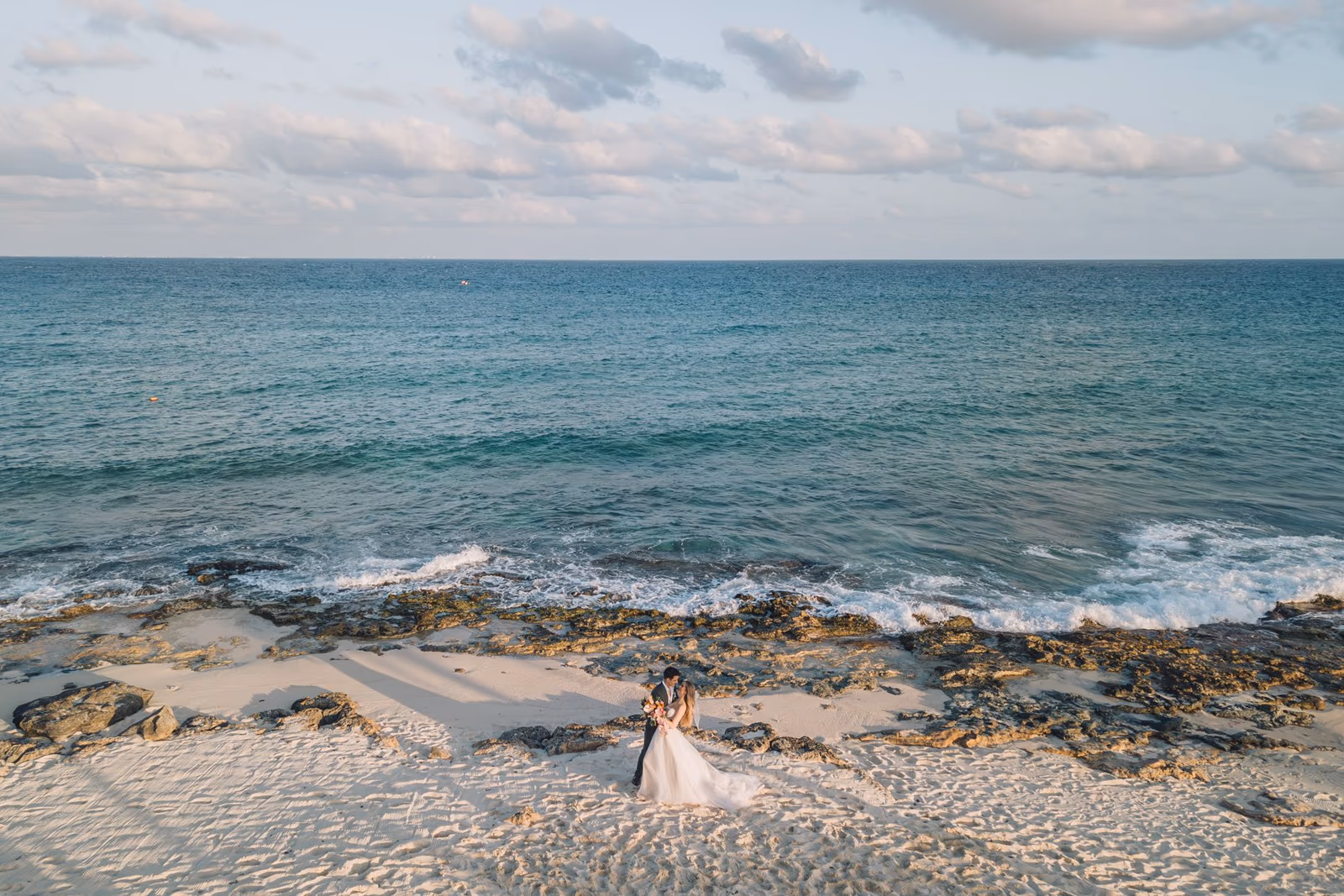 Beach Wedding at Hotel Xcaret Mexico — photo 71