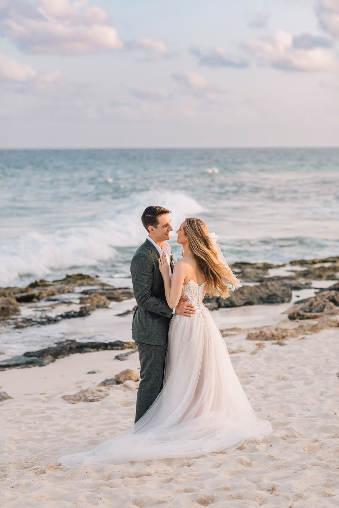 Beach Wedding at Hotel Xcaret Mexico — photo 72