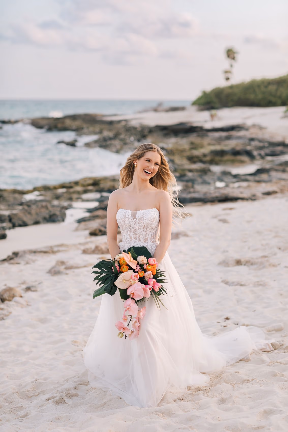 Beach Wedding at Hotel Xcaret Mexico — photo 75