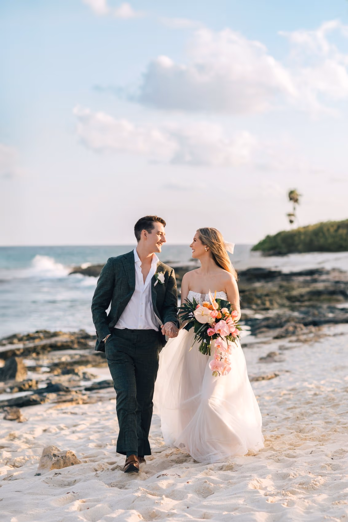 Beach Wedding at Hotel Xcaret Mexico — photo 76