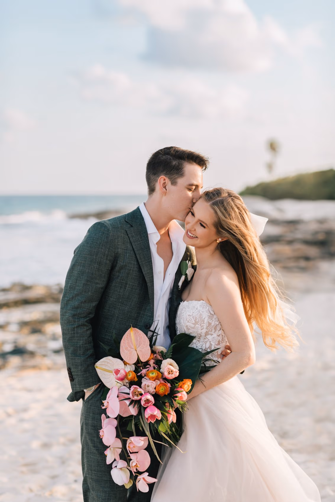 Beach Wedding at Hotel Xcaret Mexico — photo 77