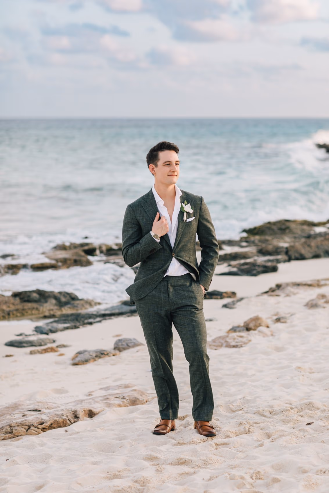 Beach Wedding at Hotel Xcaret Mexico — photo 78