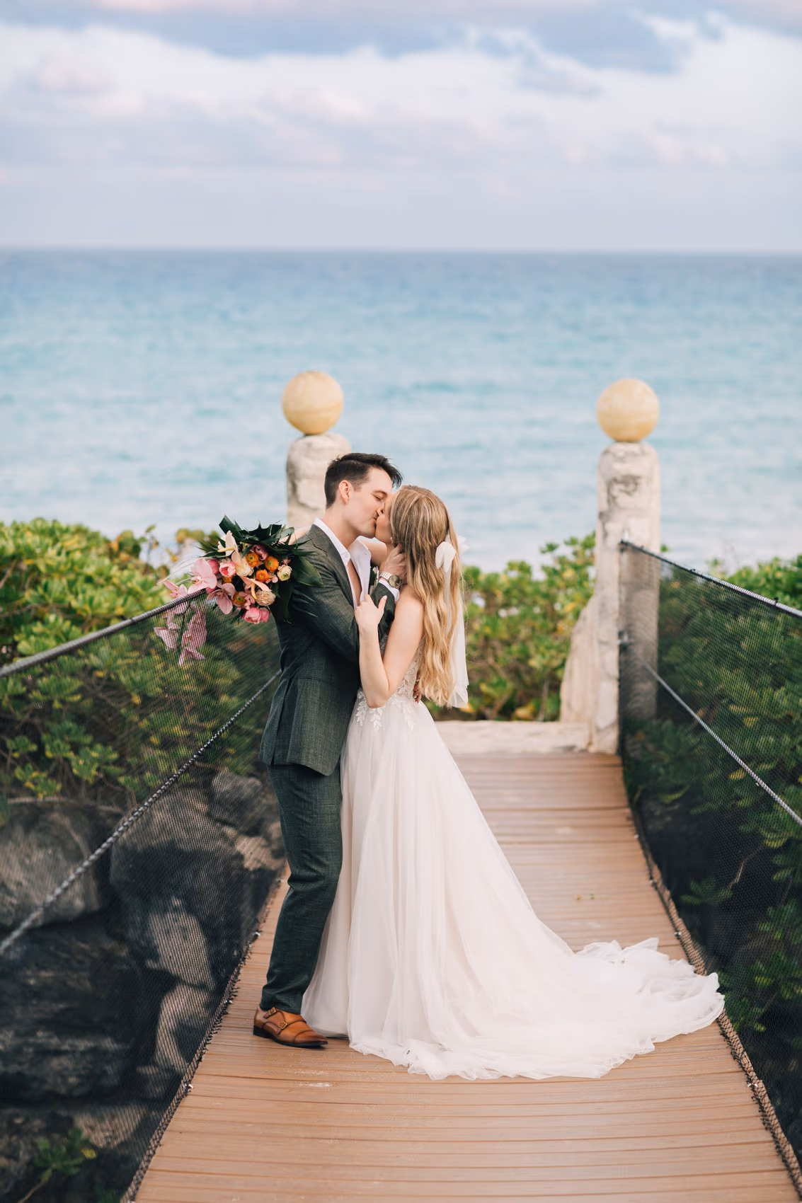 Beach Wedding at Hotel Xcaret Mexico — photo 79