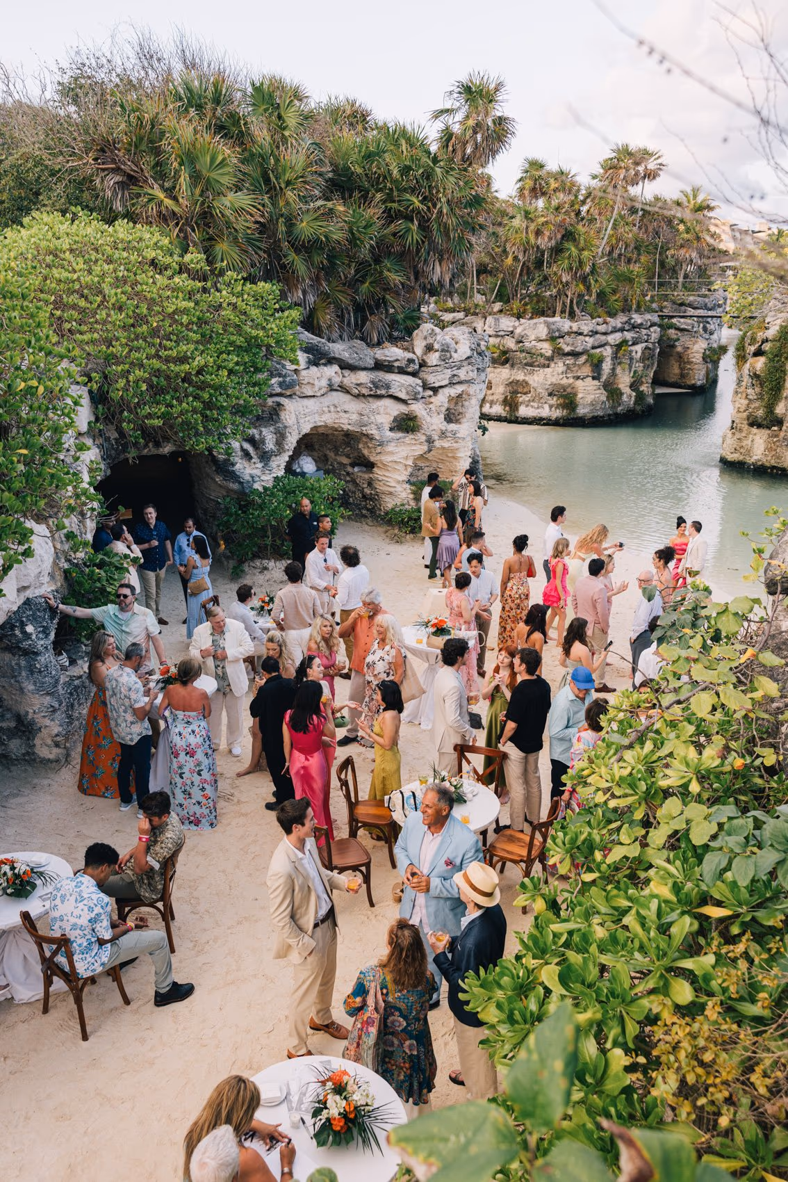 Beach Wedding at Hotel Xcaret Mexico — photo 84