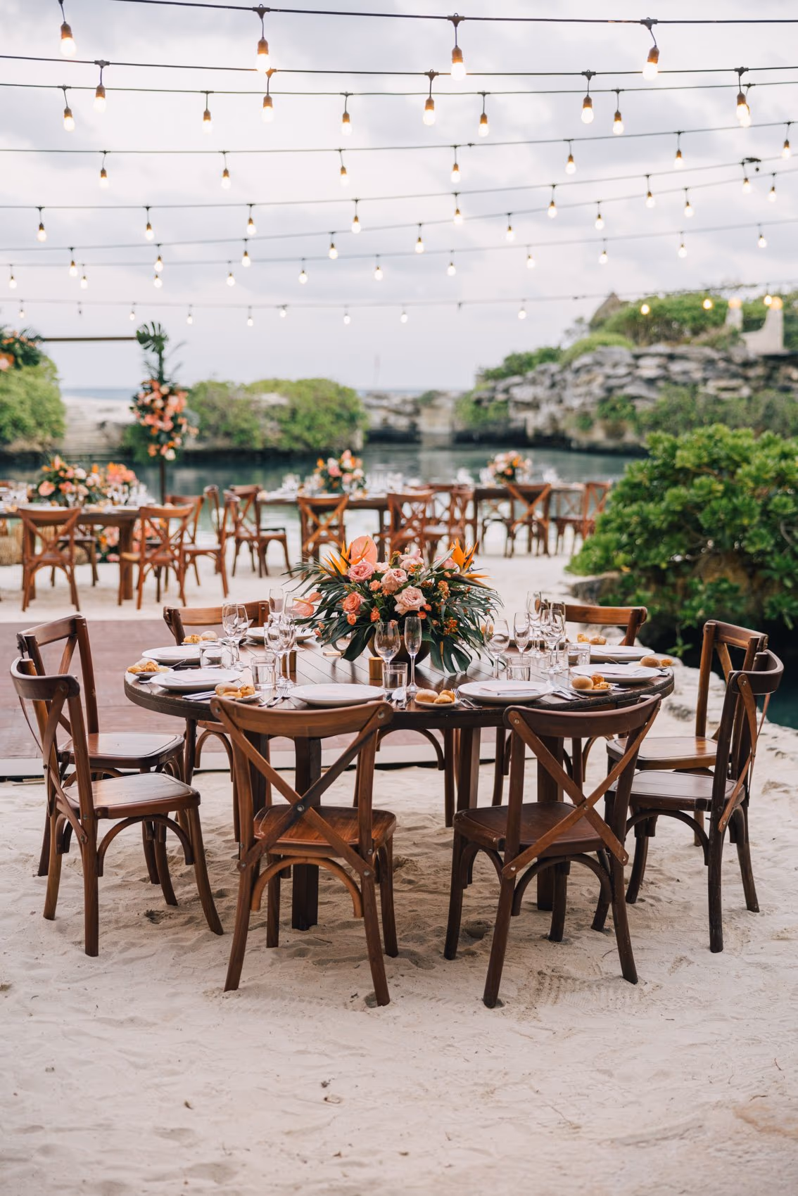 Beach Wedding at Hotel Xcaret Mexico — photo 87