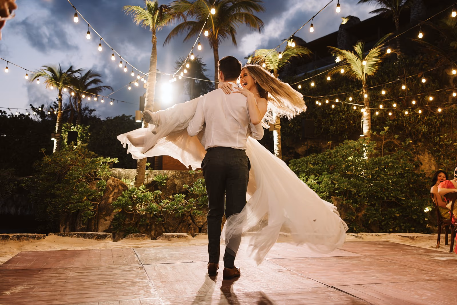 Beach Wedding at Hotel Xcaret Mexico — photo 95