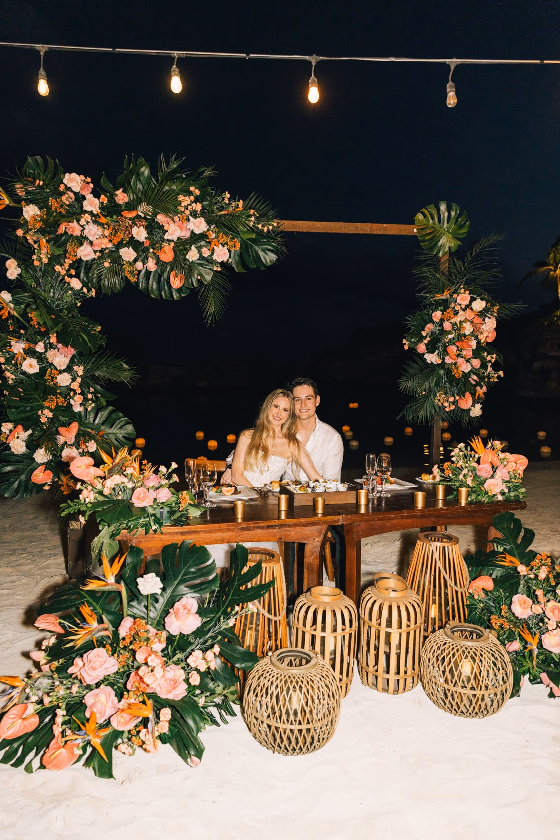 Beach Wedding at Hotel Xcaret Mexico — photo 101