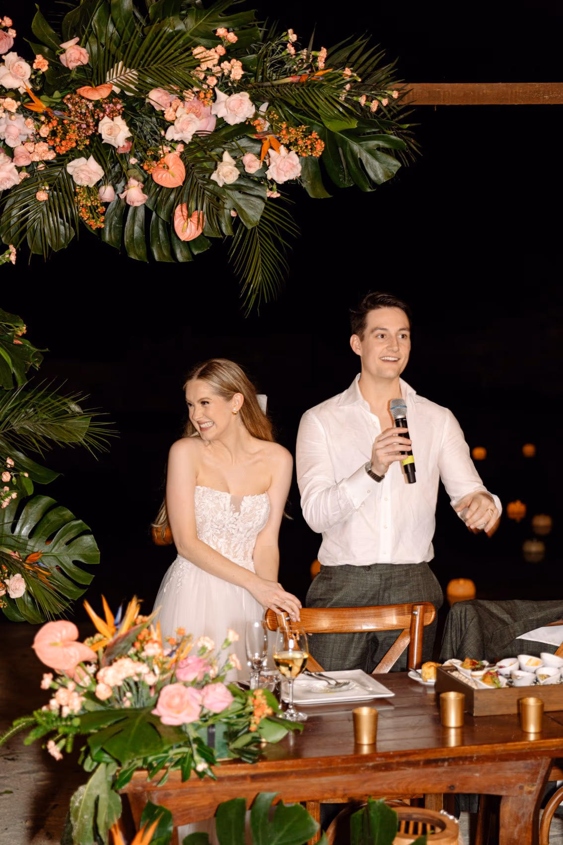 Beach Wedding at Hotel Xcaret Mexico — photo 102