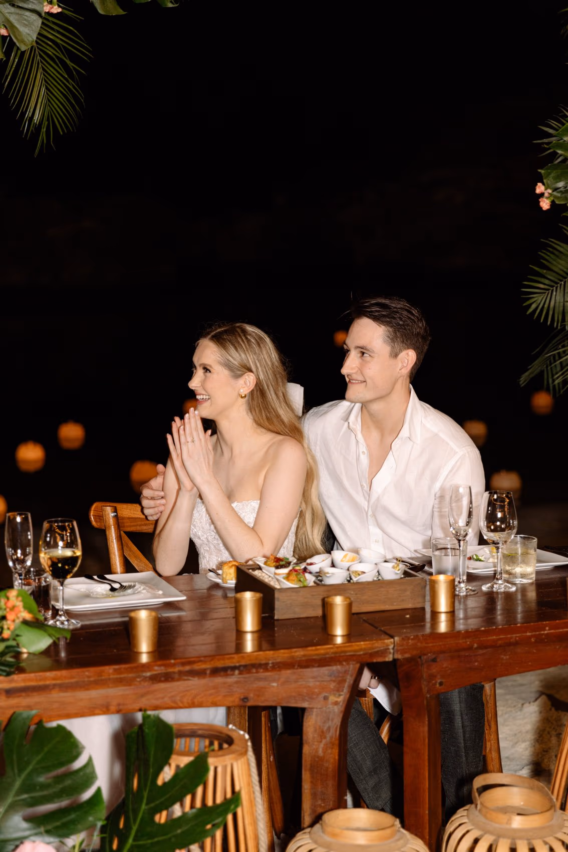 Beach Wedding at Hotel Xcaret Mexico — photo 105