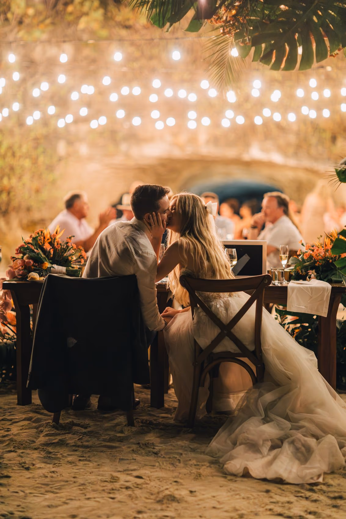 Beach Wedding at Hotel Xcaret Mexico — photo 106