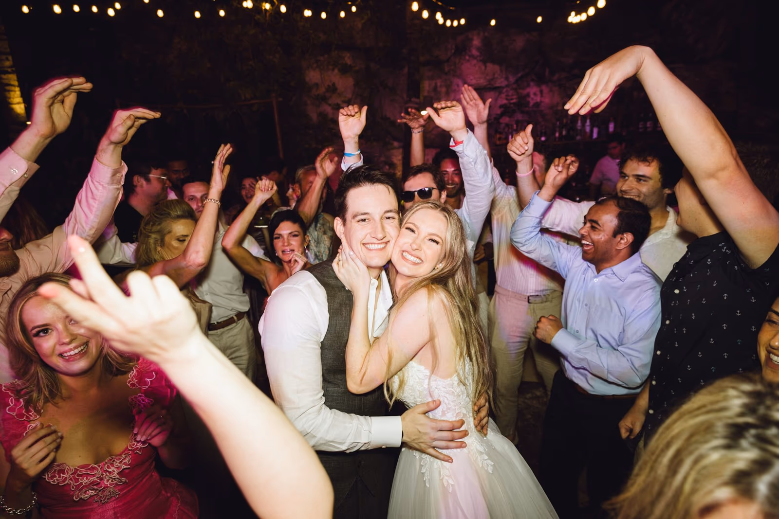 Beach Wedding at Hotel Xcaret Mexico — photo 111