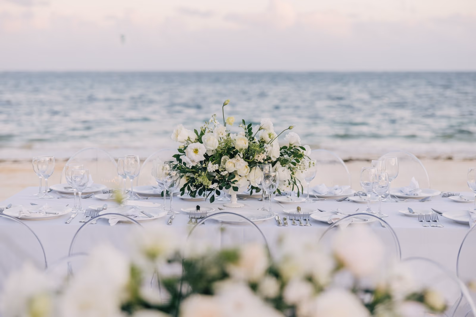 Beach Wedding in Dreams Riviera Cancun Resort & Spa — photo 73