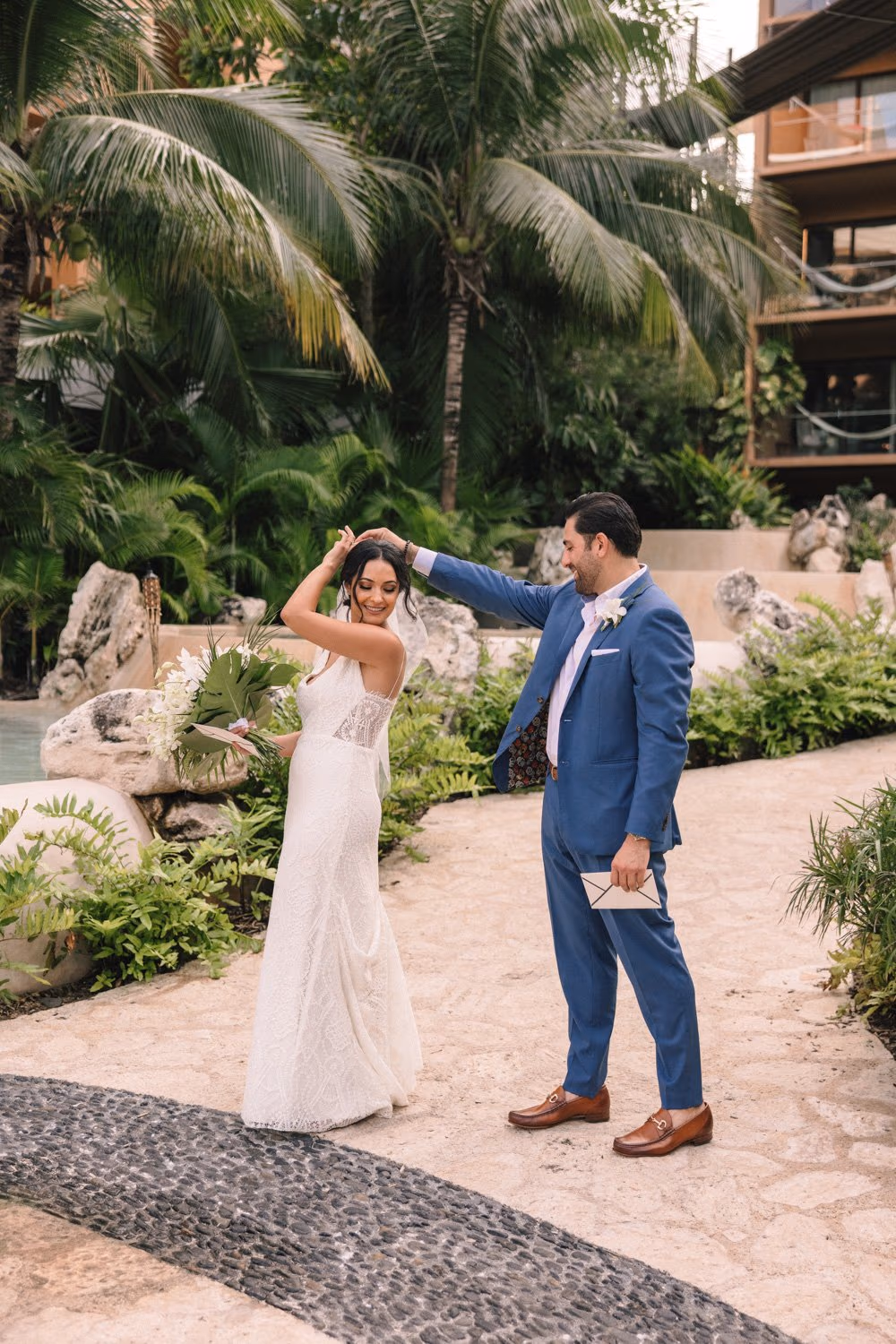 Beach Wedding in Hotel Xcaret Mexico