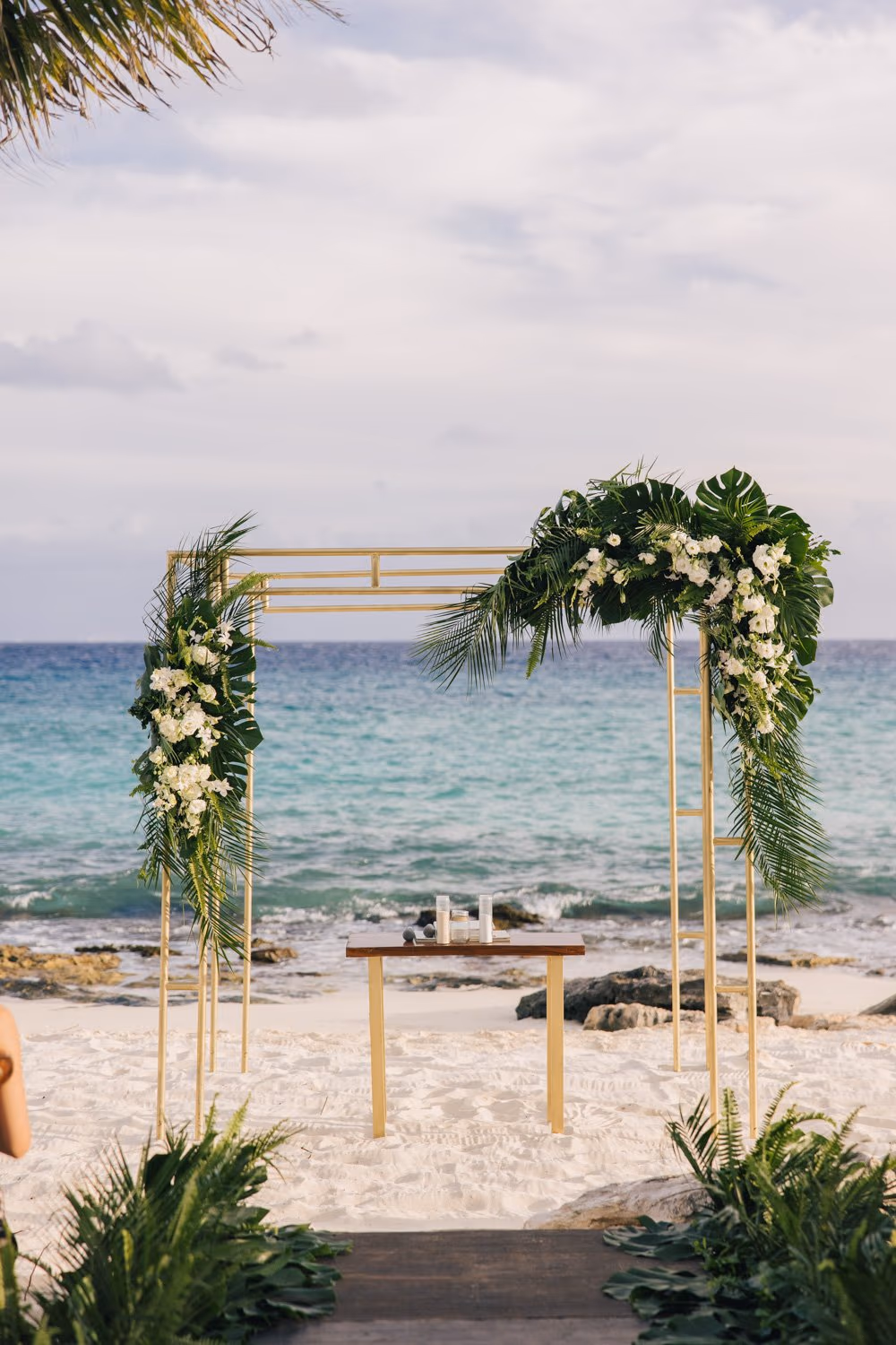 Beach Wedding in Hotel Xcaret Mexico
